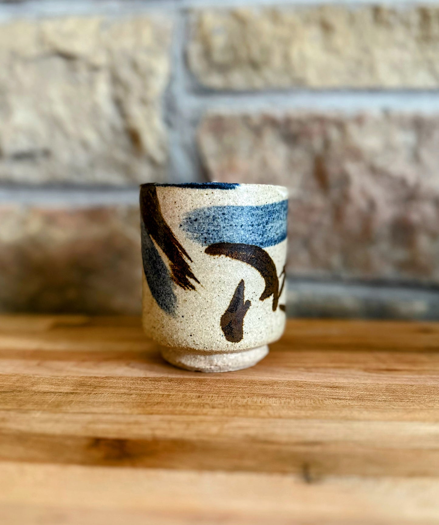 Rosemary sage pottery candle