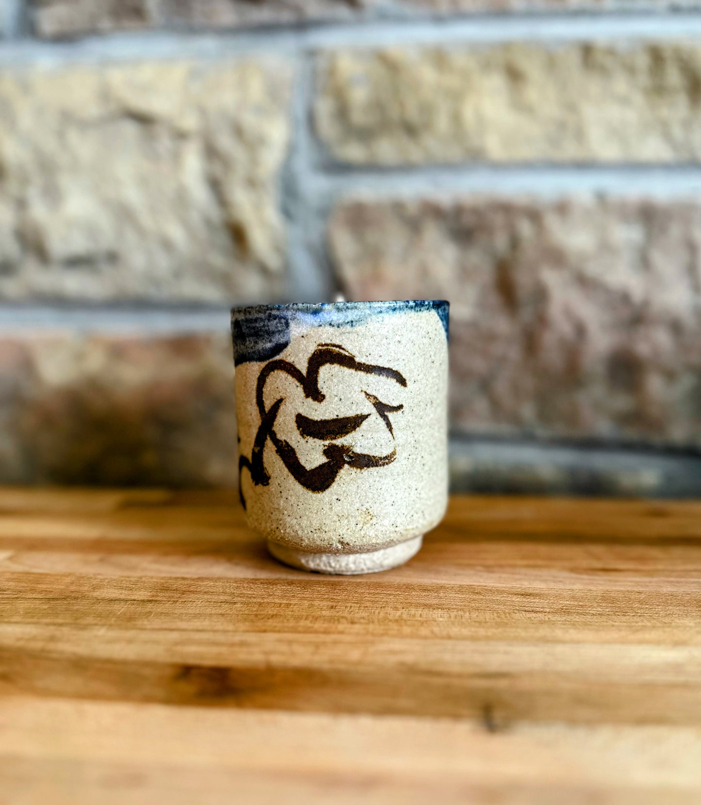 Rosemary sage pottery candle