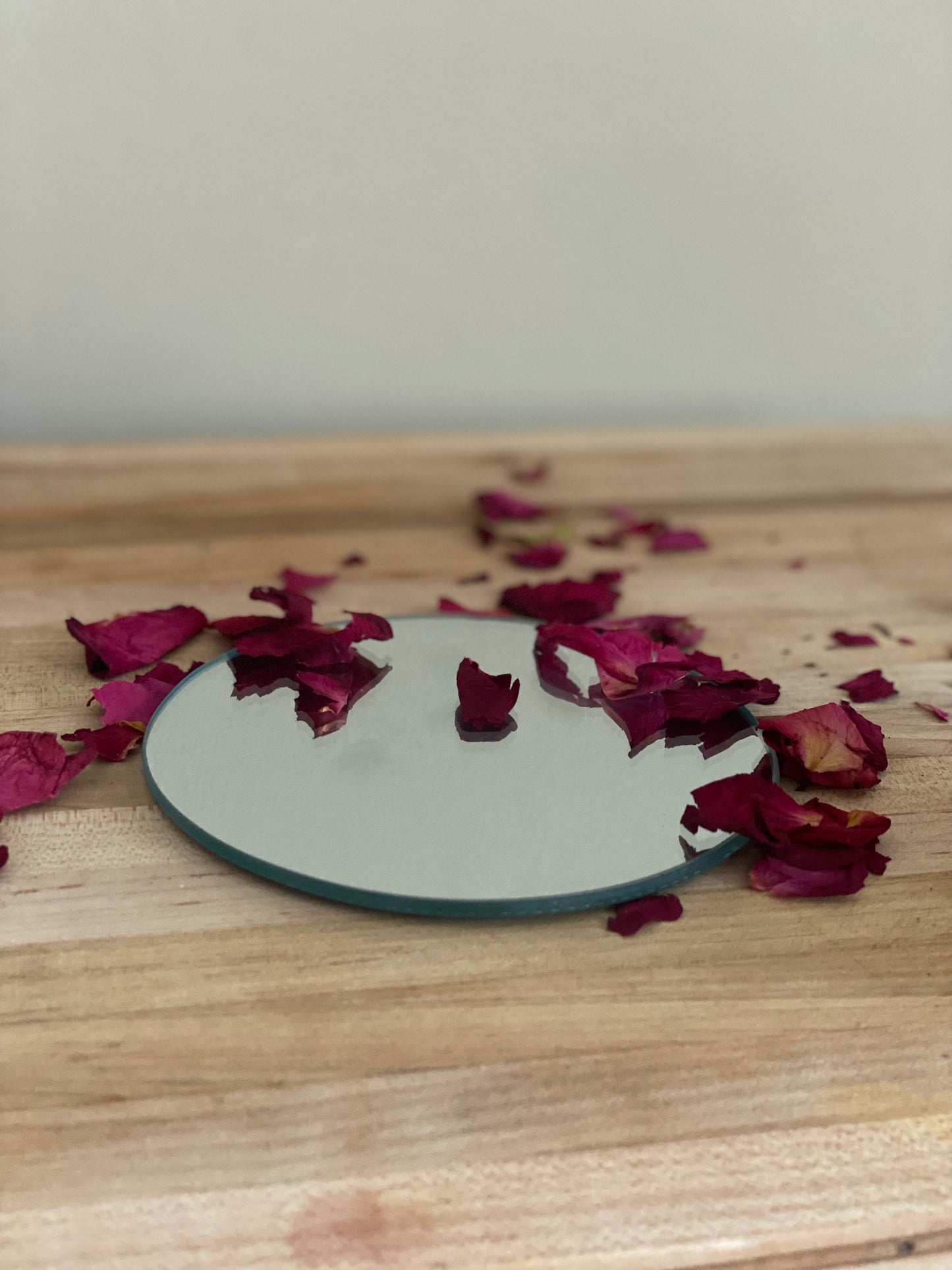 Mirror Candle Tray (Circle)