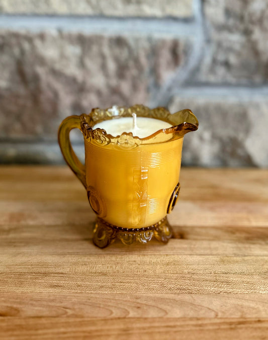 Yellow gold candle